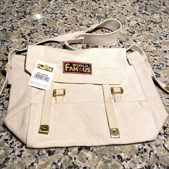 world famous Handbags - NWT World famous cotton canvas bag​